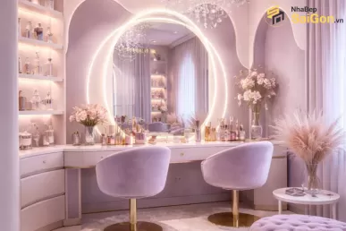 Bàn trang điểm gỗ Hoàng Đạt- BTD007