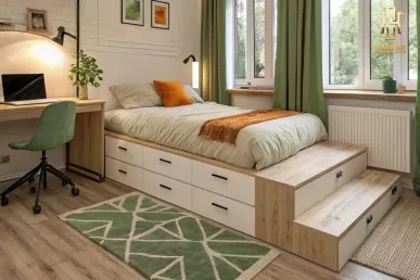 Giường ngủ hiện đại Hoàng Đạt - GN002