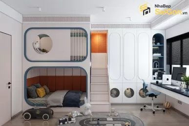 Giường tầng thông minh Hoàng Đạt - GT013