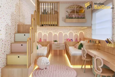 Giường tầng thông minh Hoàng Đạt - GT014