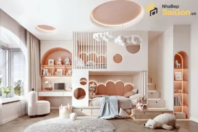 Giường tầng thông minh Hoàng Đạt - GT004