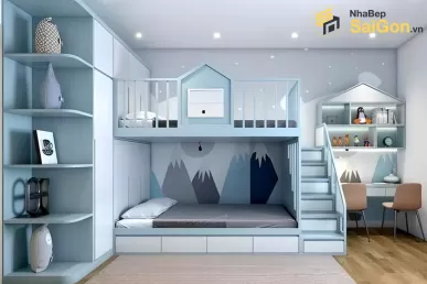 Giường tầng thông minh Hoàng Đạt - GT007