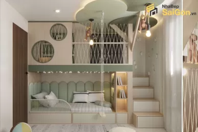 Giường tầng thông minh Hoàng Đạt - GT008