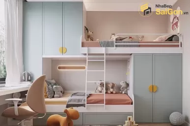 Giường tầng thông minh Hoàng Đạt - GT009