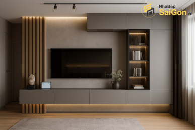 Kệ tivi gỗ hiện đại Hoàng Đạt - TV004