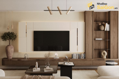 Kệ tivi gỗ hiện đại Hoàng Đạt - TV007