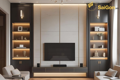 Kệ tivi gỗ hiện đại Hoàng Đạt - TV008