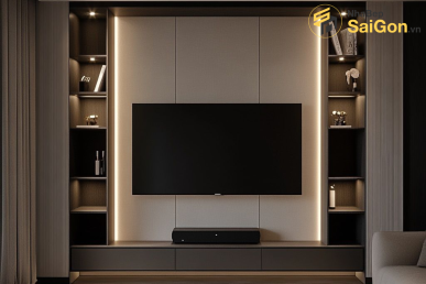 Kệ tivi gỗ hiện đại Hoàng Đạt - TV009