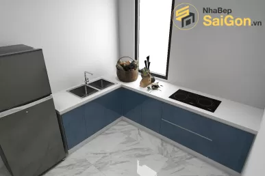 Tủ bếp chữ L - TBL022