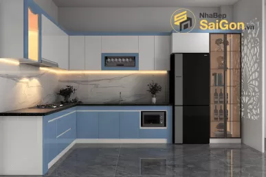 Tủ bếp chữ L - TBL023