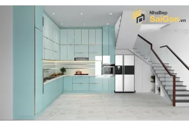 Tủ bếp chữ L - TBL014