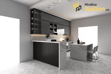 Tủ bếp chữ L - TBL024