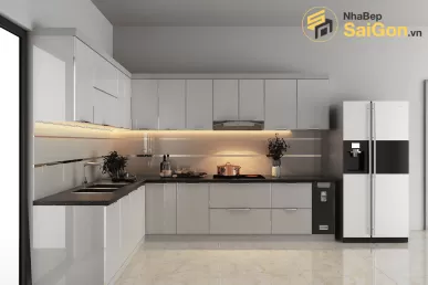 Tủ bếp chữ L - TBL029