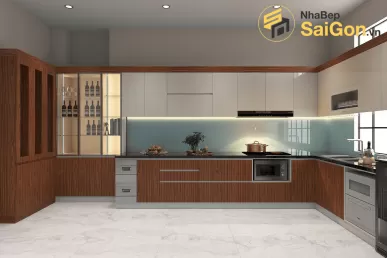 Tủ bếp chữ L - TBL026