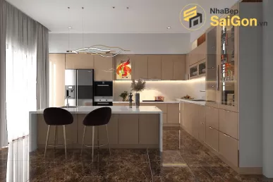 Tủ bếp chữ L - TBL010