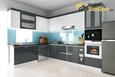 Tủ bếp chữ L - TBL035