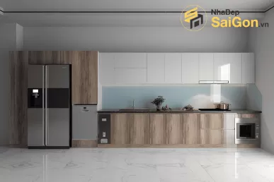 Tủ bếp chữ L - TBL019