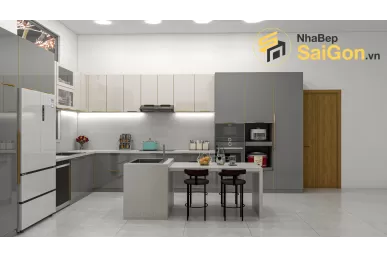 Tủ bếp chữ L - TBL009