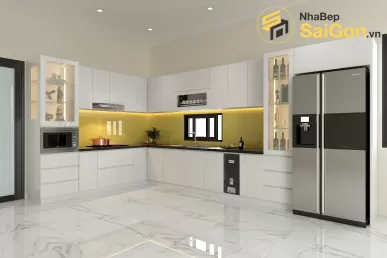 Tủ bếp chữ L - TBL015