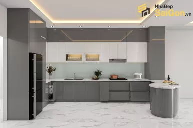 Tủ bếp chữ U - TBU003