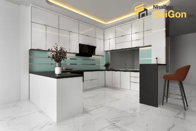 Tủ bếp chữ U - TBU009