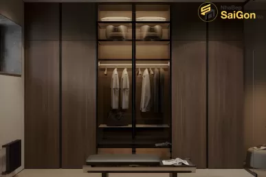 Tủ quần áo gỗ hiện đại TQA004