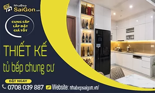 Thiết Kế Bếp Chung Cư – Giải Pháp Hiện Đại, Tối Ưu Không Gian Sống