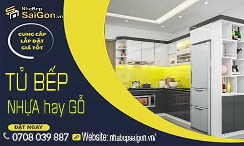 Tủ Bếp Nhựa Đặc Hay Gỗ Công Nghiệp? So Sánh Chi Tiết Để Lựa Chọn Phù Hợp