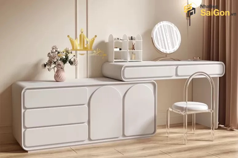 Bàn trang điểm gỗ Hoàng Đạt- BTD004