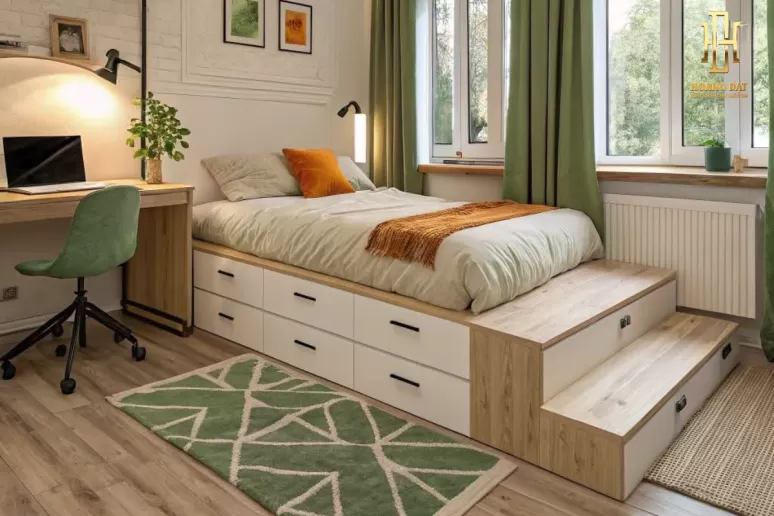 Giường ngủ hiện đại Hoàng Đạt - GN002