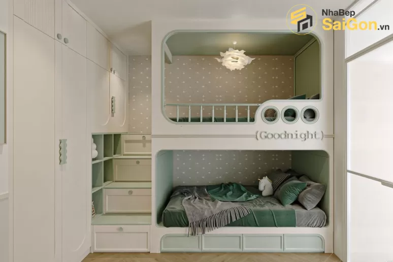 Giường tầng thông minh Hoàng Đạt - GT010