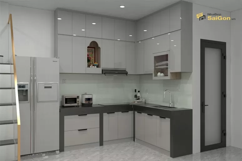 Tủ Bếp Chữ L - TBL041