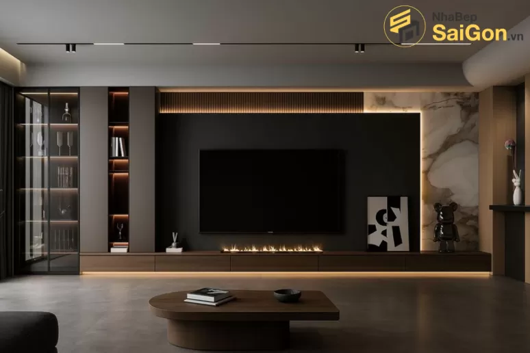 Kệ tivi gỗ hiện đại Hoàng Đạt - TV012