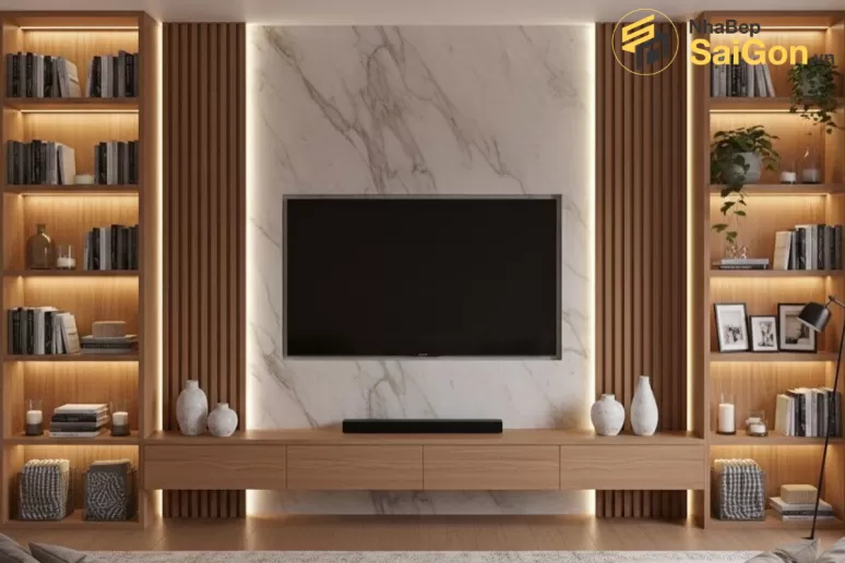 Kệ tivi gỗ hiện đại Hoàng Đạt - TV020