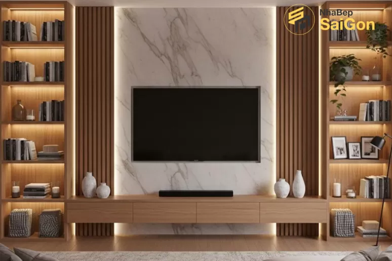Kệ tivi gỗ hiện đại Hoàng Đạt - TV002