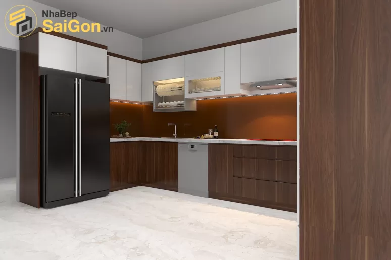 Tủ bếp chữ U - TBU002