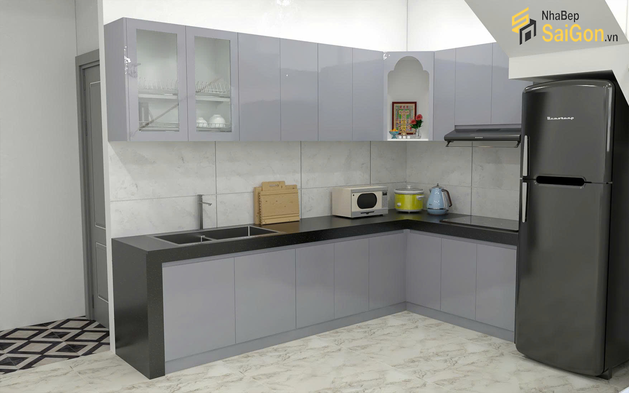 Bàn Giao Tủ Bếp Đan Bê Tông Cho Anh Thầu Ở Bình Dương – Giải Pháp Bếp Bền Đẹp Hiện Đại