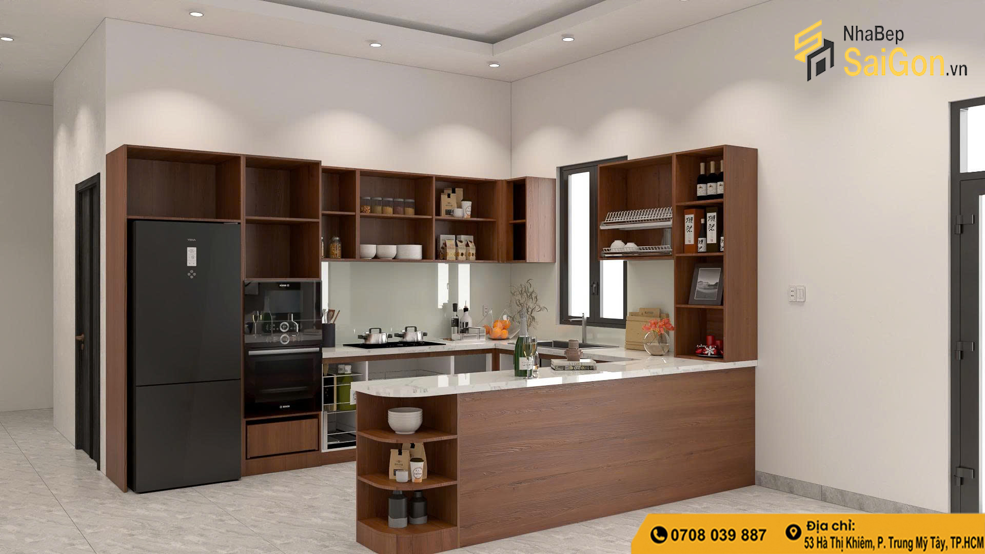 Bàn Giao Tủ Bếp Và Phòng Thờ Tại Tây Ninh Cho Chị Oanh – Không Gian Sống Hiện Đại Và Trang Nghiêm