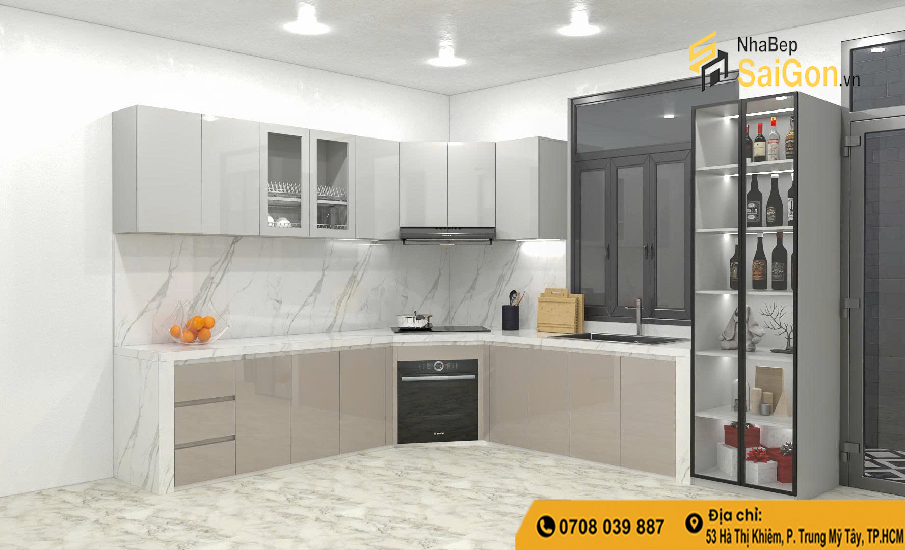 Bàn Giao Nhà Bếp Và Tủ Đồ Cho Anh Hùng Ở Long An – Thiết Kế Hiện Đại, Tiện Nghi Và Tối Ưu Không Gian