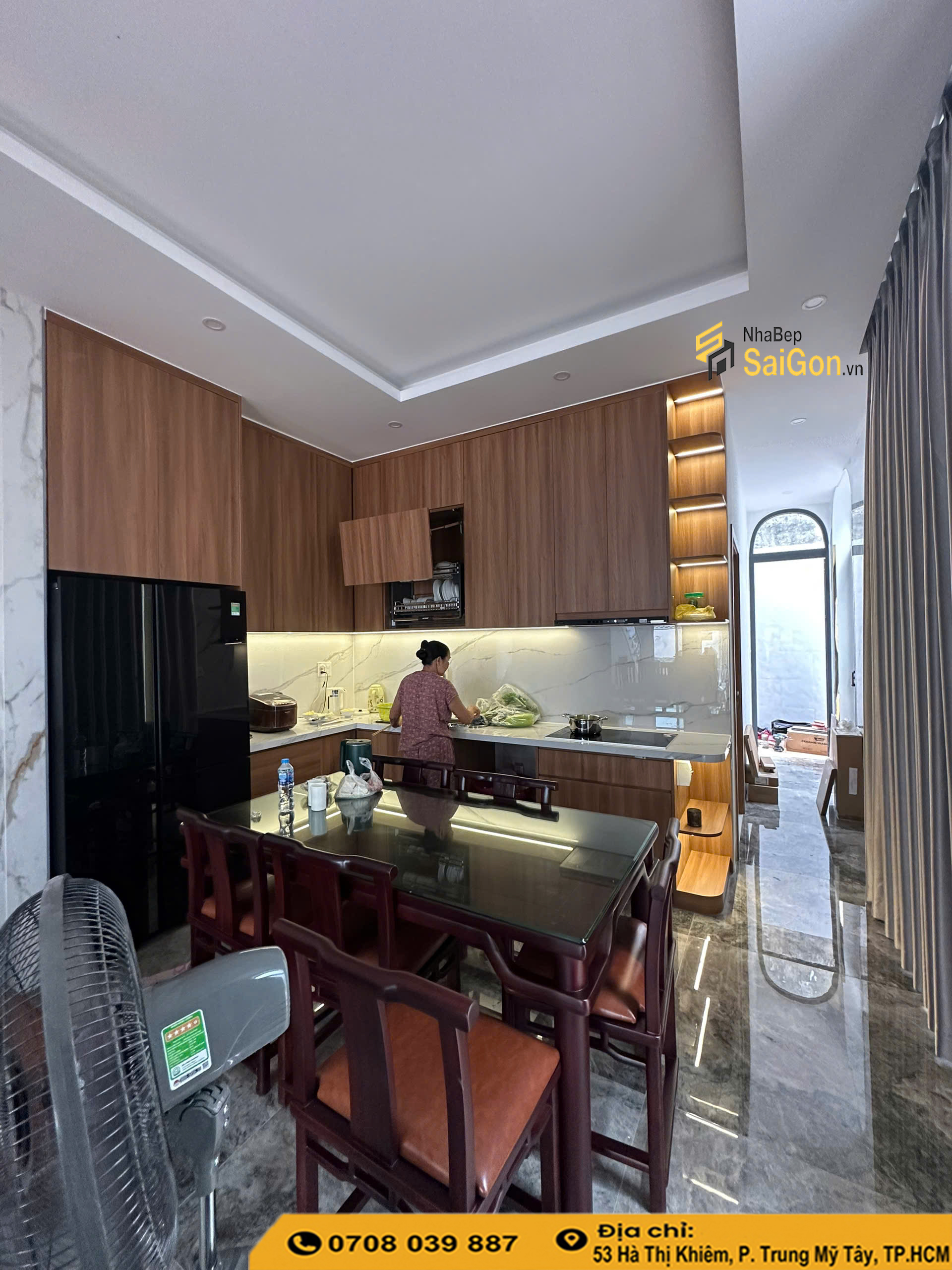 Bàn Giao Thiết Kế Và Thi Công Nội Thất Trọn Gói Chị Phương Ở Hóc Môn – Không Gian Sống Hiện Đại Và Tiện Nghi