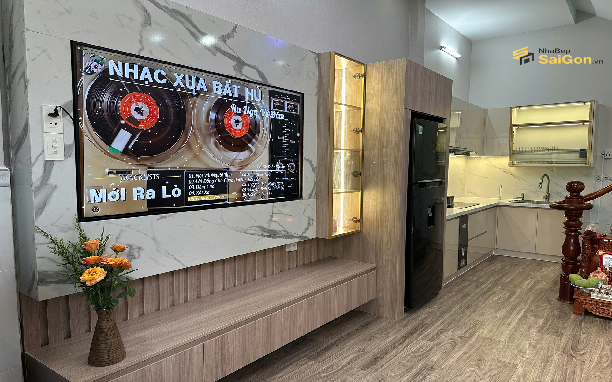 Bàn Giao Thiết Kế Và Thi Công Nhà Bếp A Cựng Ở Bình Chánh