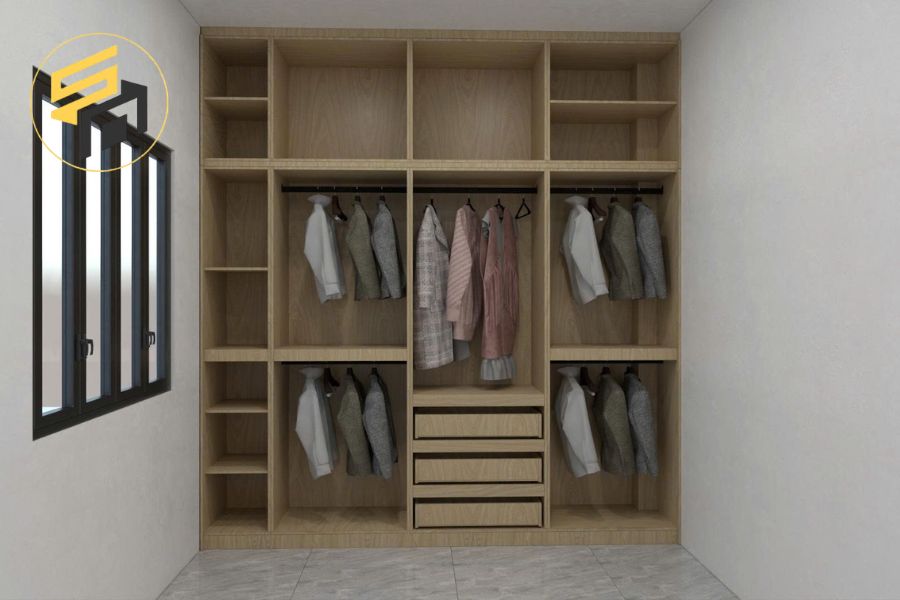 Thi Công Nội Thất Nhà Phố MDF Chống Ẩm Tại Nhà Chị Xoan Bình Dương