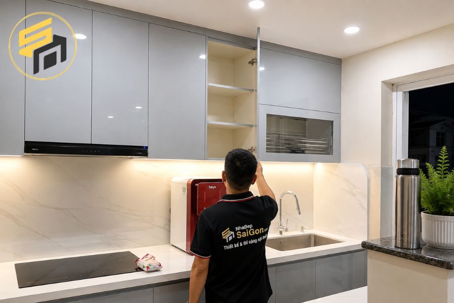 Bàn Giao Cải Tạo Thiết Kế Và Thi Công Căn Bếp Thủ Đức Của Chị Sương