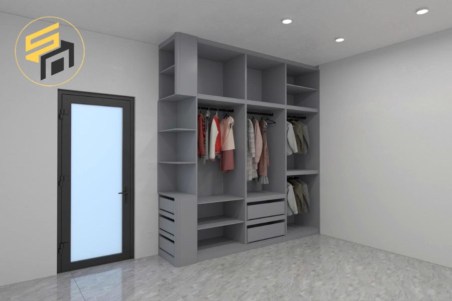 Thi Công Nội Thất Nhà Phố MDF Chống Ẩm Tại Nhà Chị Xoan Bình Dương