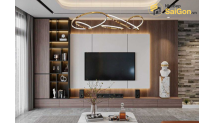 Kệ tivi gỗ hiện đại Hoàng Đạt - TV001