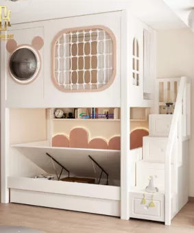 Giường tầng thông minh Hoàng Đạt GT018